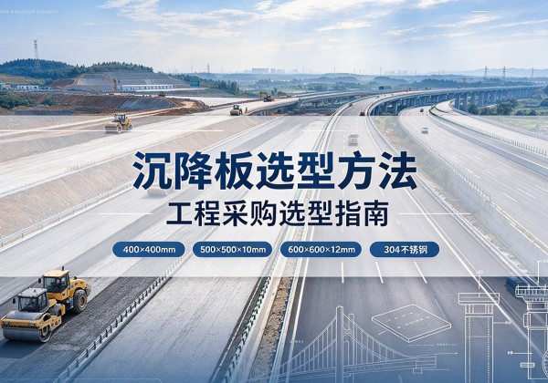 孙吴沉降板选择方法